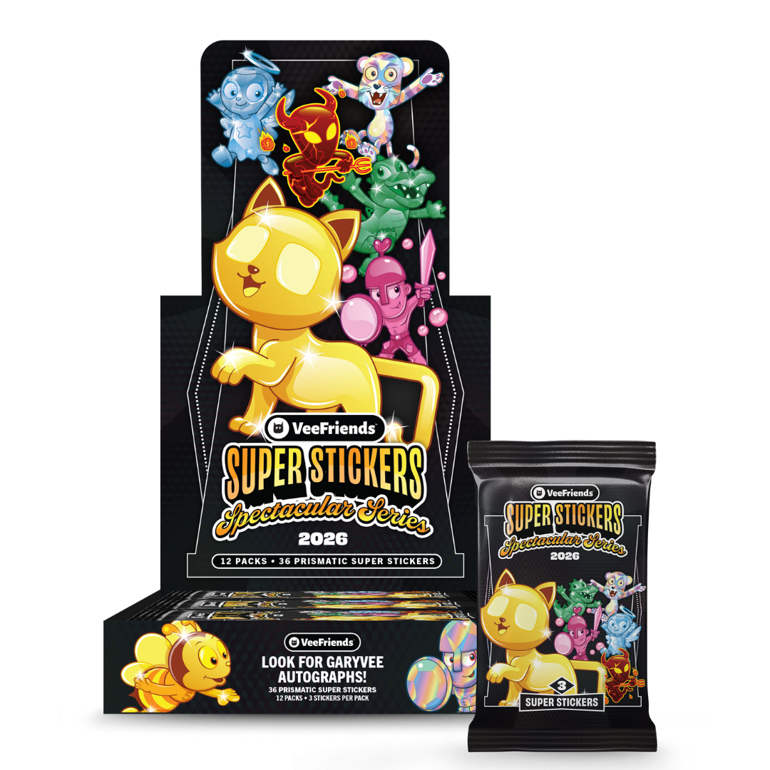 2026 VeeFriends Super Stickers Spectacular Series Box (Series 1 Holder Pre-Order)