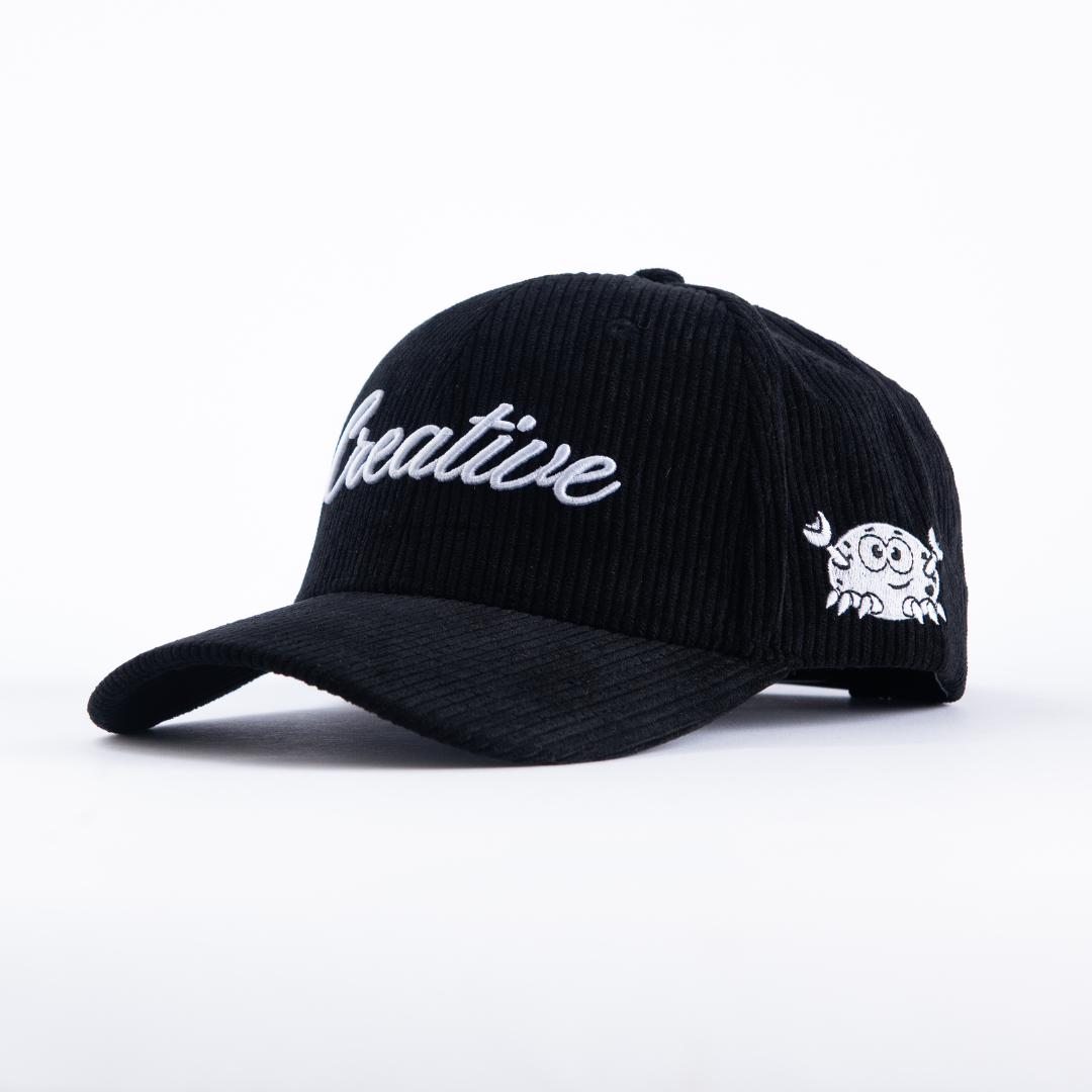 "Creative" Crab Cap in Coal Corduroy - SOLD OUT