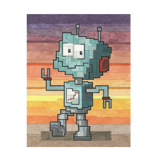 VeeFriends x Adam Lister Rare Robot Art Print - SOLD OUT