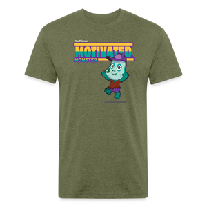 Motivated Monster Character Comfort Adult Tee - heather military green
