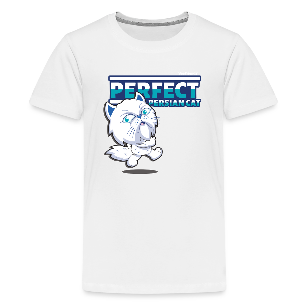 Perfect Persian Cat Character Comfort Kids Tee - white