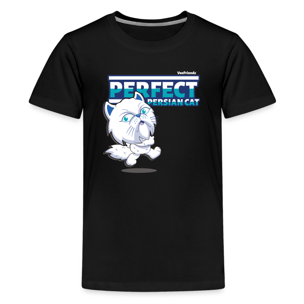 Perfect Persian Cat Character Comfort Kids Tee - black
