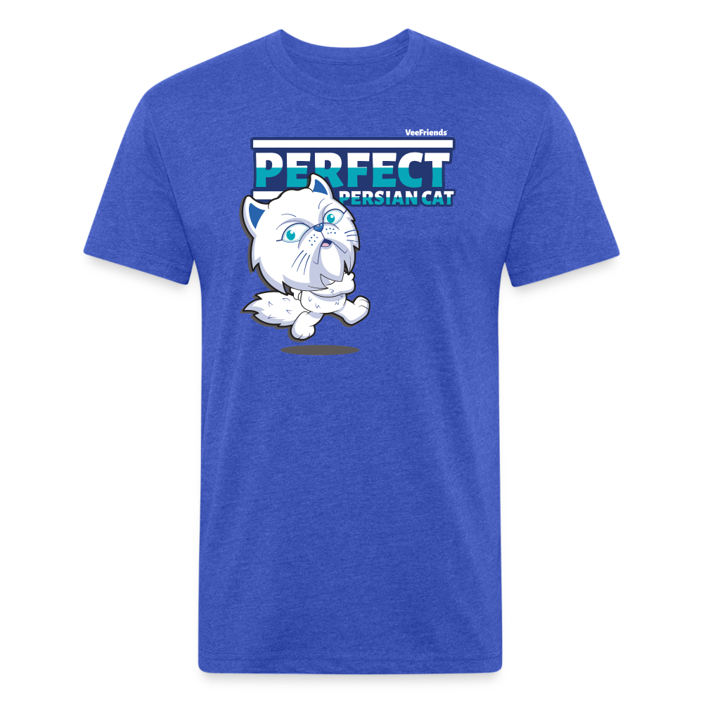Perfect Persian Cat Character Comfort Adult Tee - heather royal