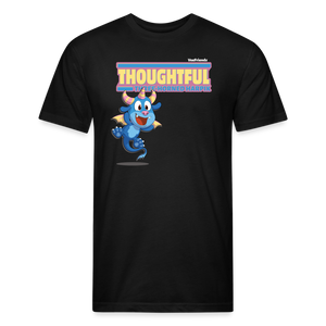 Thoughtful Three Horned Harpik Character Comfort Adult Tee - black