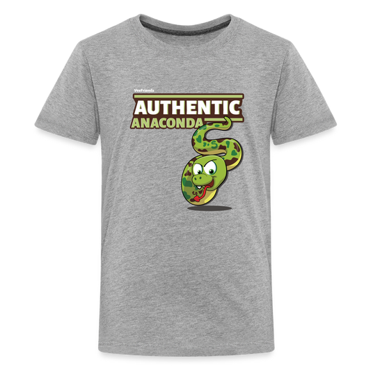 Authentic Anaconda Character Comfort Kids Tee - heather gray