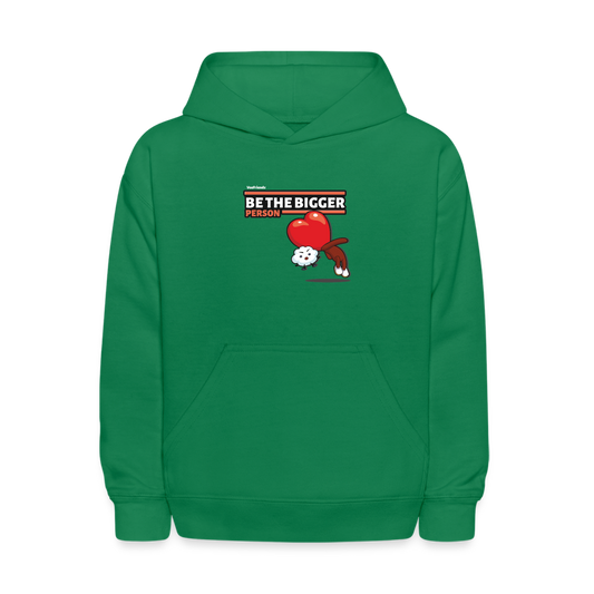 Be The Bigger Person Character Comfort Kids Hoodie - kelly green