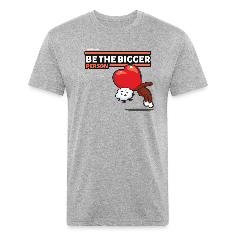 Be The Bigger Person Character Comfort Adult Tee - heather gray