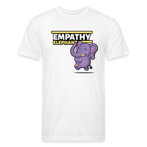 Empathy Elephant Character Comfort Adult Tee - white