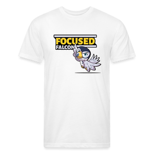 Focused Falcon Character Comfort Adult Tee - white