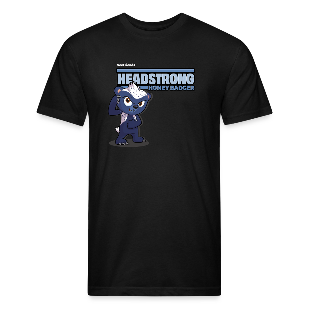 Headstrong Honey Badger Character Comfort Adult Tee - black