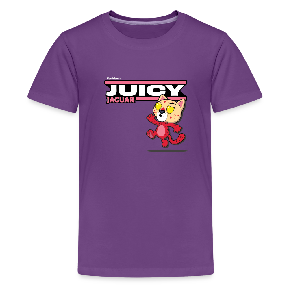 Juicy Jaguar Character Comfort Kids Tee - purple