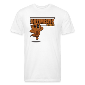 Optimistic Otter Character Comfort Adult Tee - white
