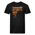 Optimistic Otter Character Comfort Adult Tee - black