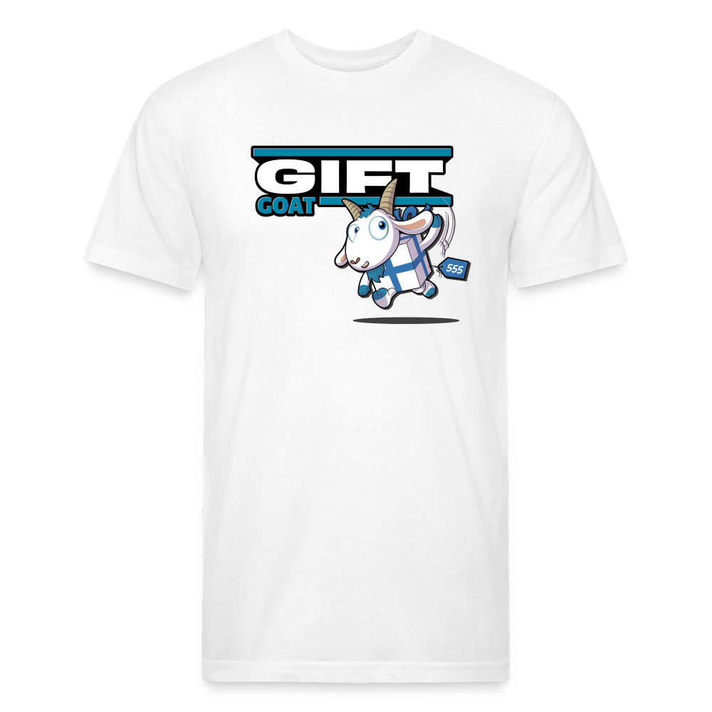 Gift Goat Character Comfort Adult Tee - white