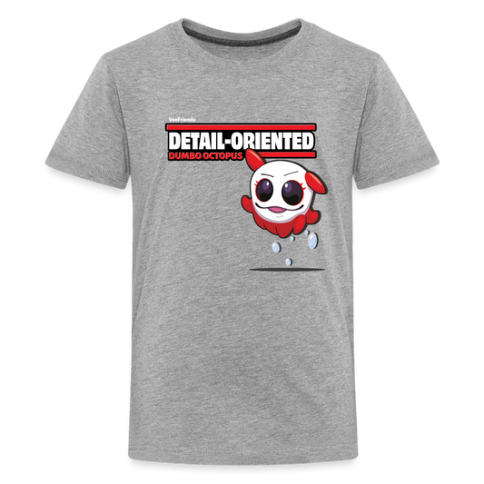 Detail-Oriented Dumbo Octopus Character Comfort Kids Tee - heather gray