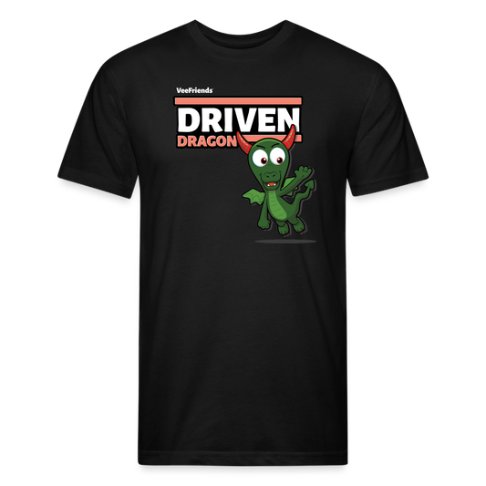Driven Dragon Character Comfort Adult Tee - black
