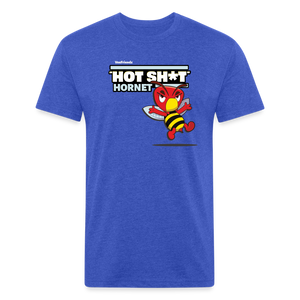 "Hot Sh*t" Hornet Character Comfort Adult Tee - heather royal