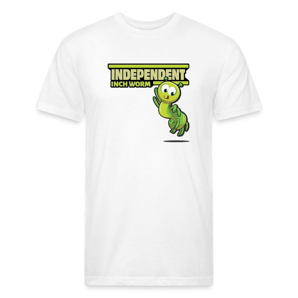 Independent Inch Worm Character Comfort Adult Tee - white