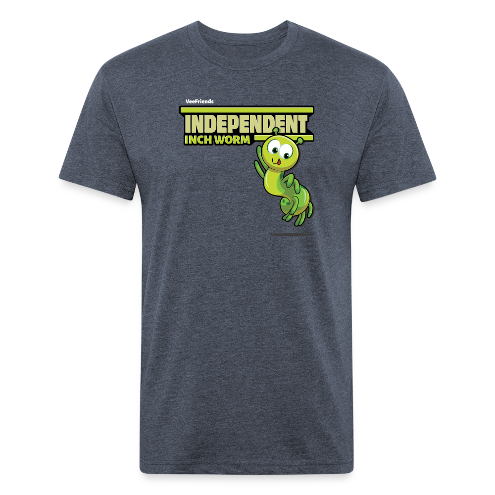 Independent Inch Worm Character Comfort Adult Tee - heather navy