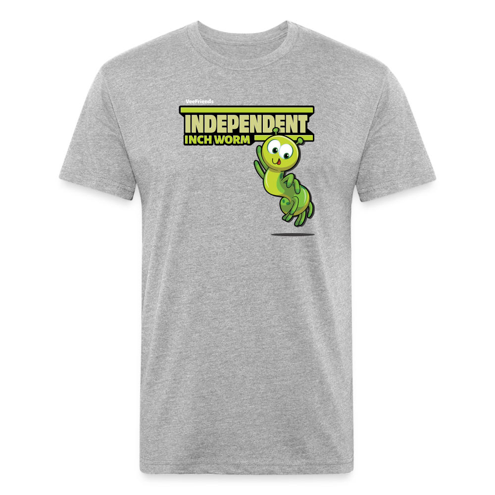 Independent Inch Worm Character Comfort Adult Tee - heather gray
