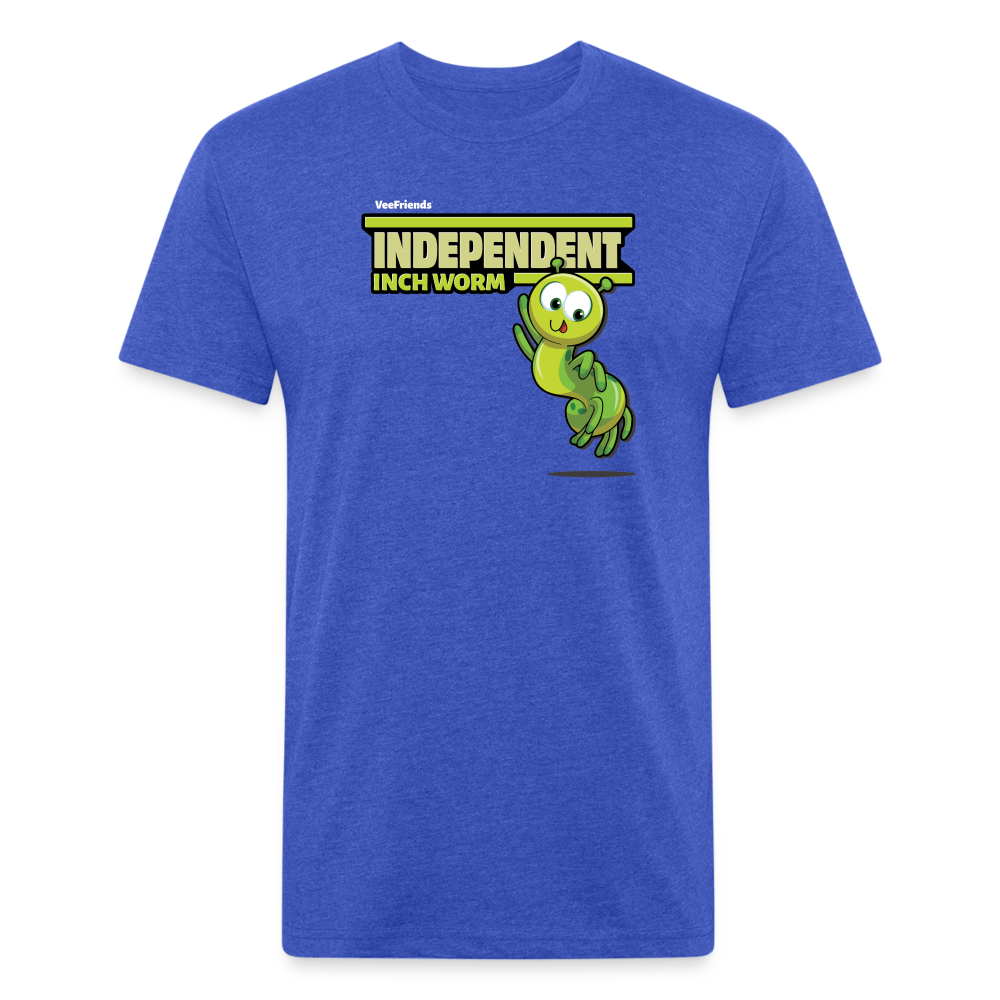 Independent Inch Worm Character Comfort Adult Tee - heather royal
