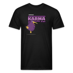 Karma Kiwi Character Comfort Adult Tee - black