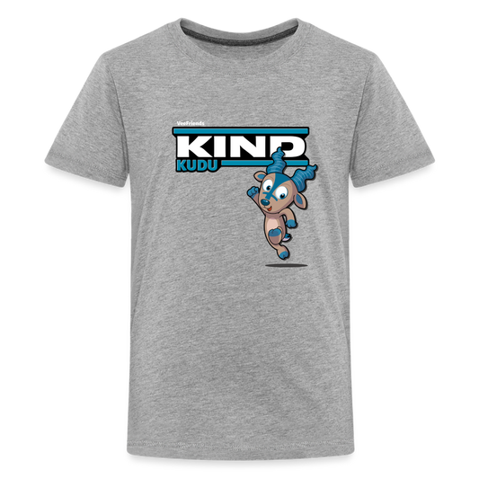 Kind Kudu Character Comfort Kids Tee - heather gray