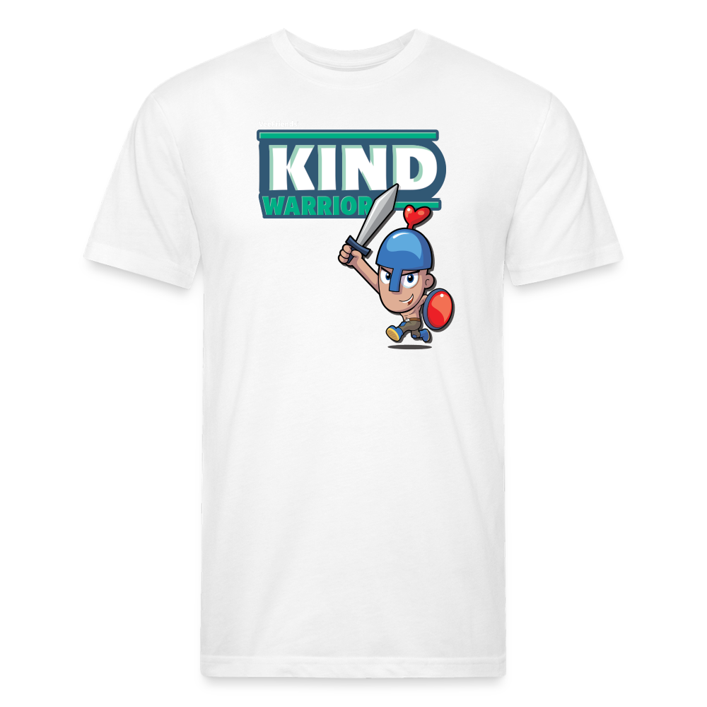 Kind-Warrior Character Comfort Adult Tee - white