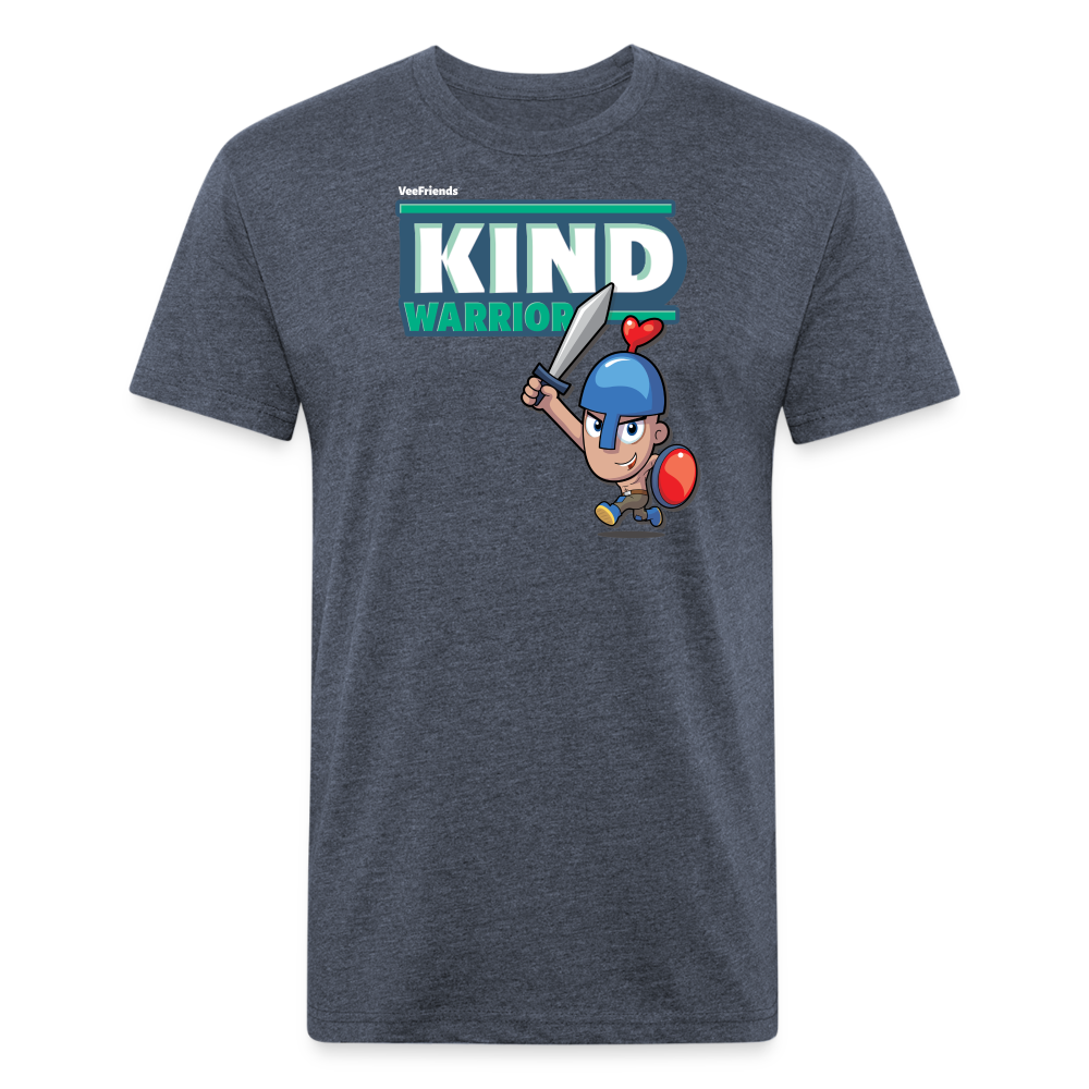 Kind-Warrior Character Comfort Adult Tee - heather navy