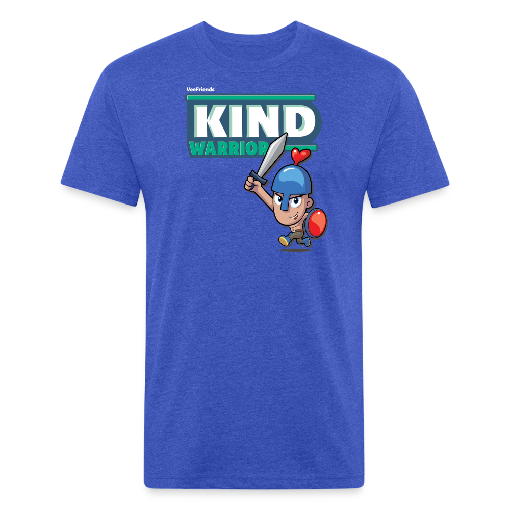 Kind-Warrior Character Comfort Adult Tee - heather royal