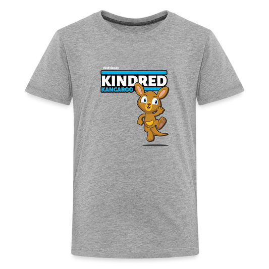 Kindred Kangaroo Character Comfort Kids Tee - heather gray