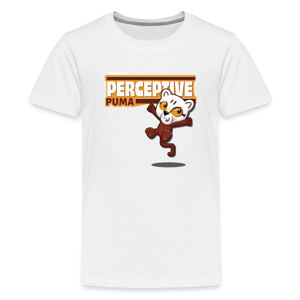 Perceptive Puma Character Comfort Kids Tee - white