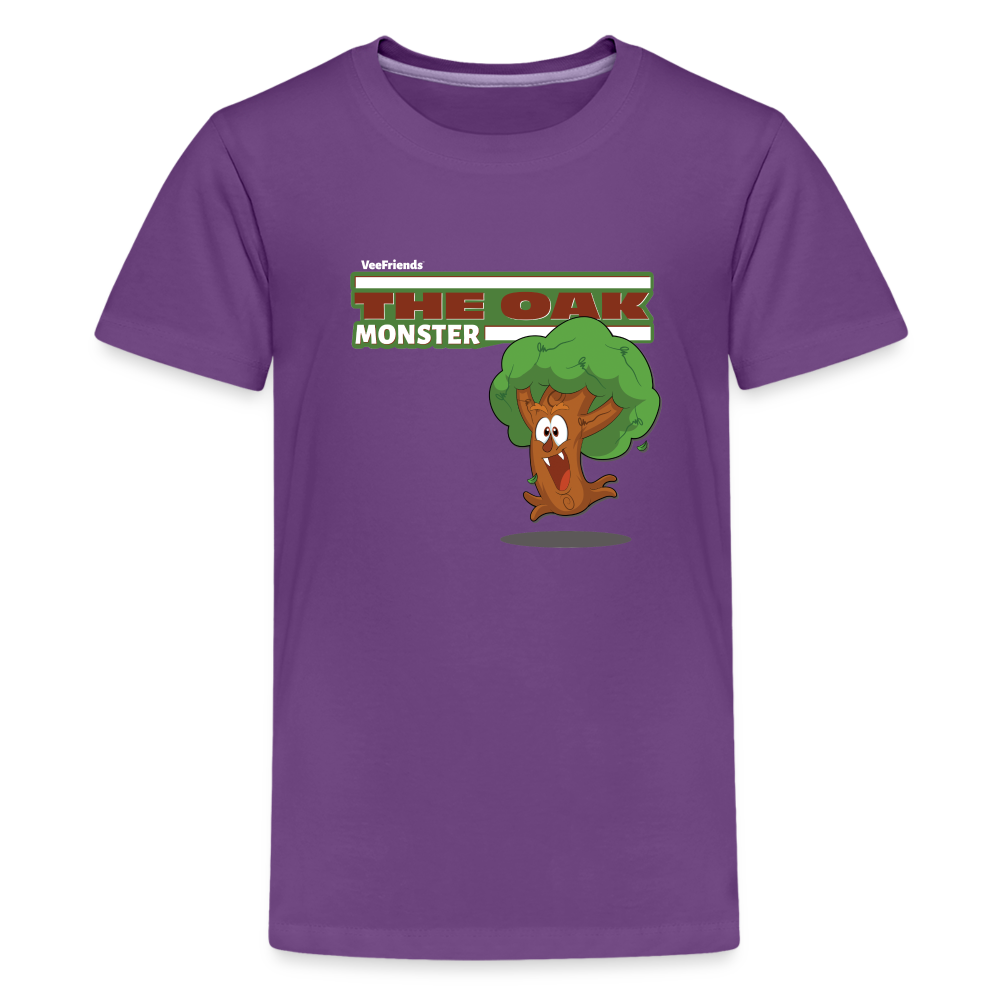 The Oak Monster Character Comfort Kids Tee - purple