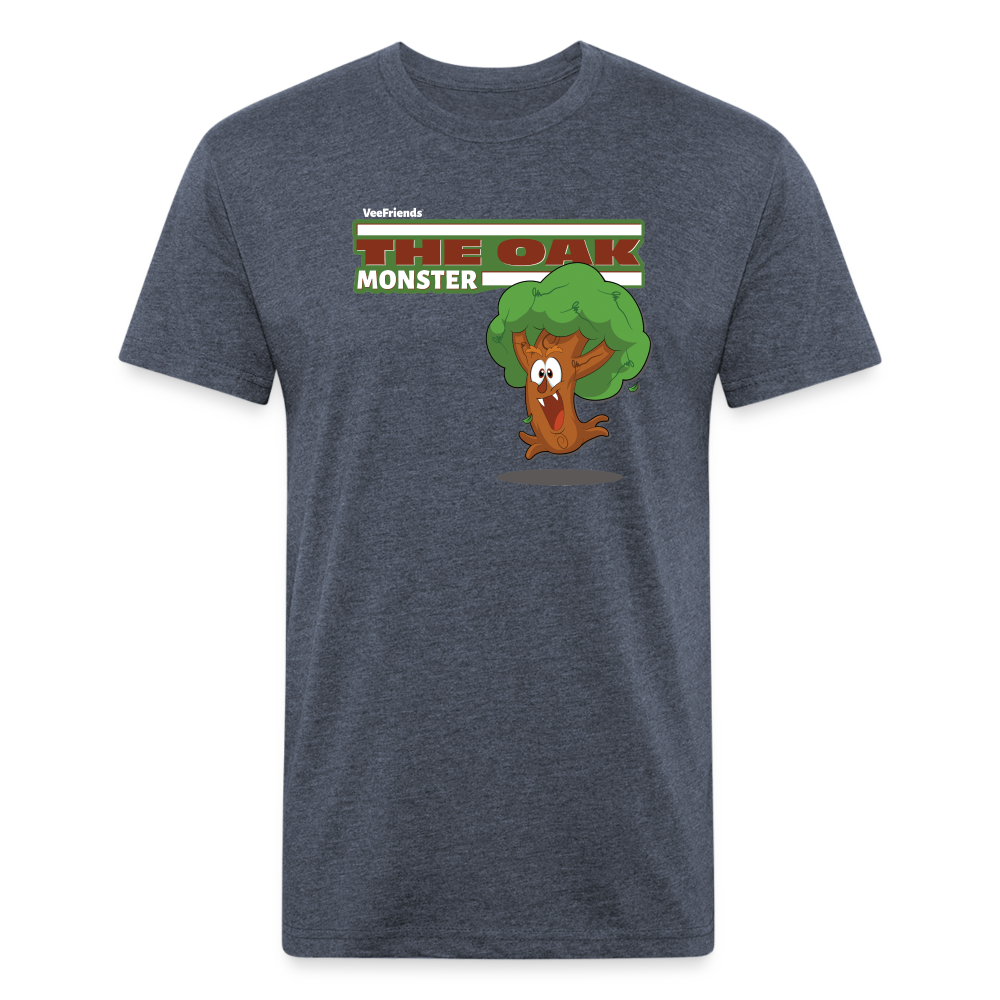 The Oak Monster Character Comfort Adult Tee - heather navy