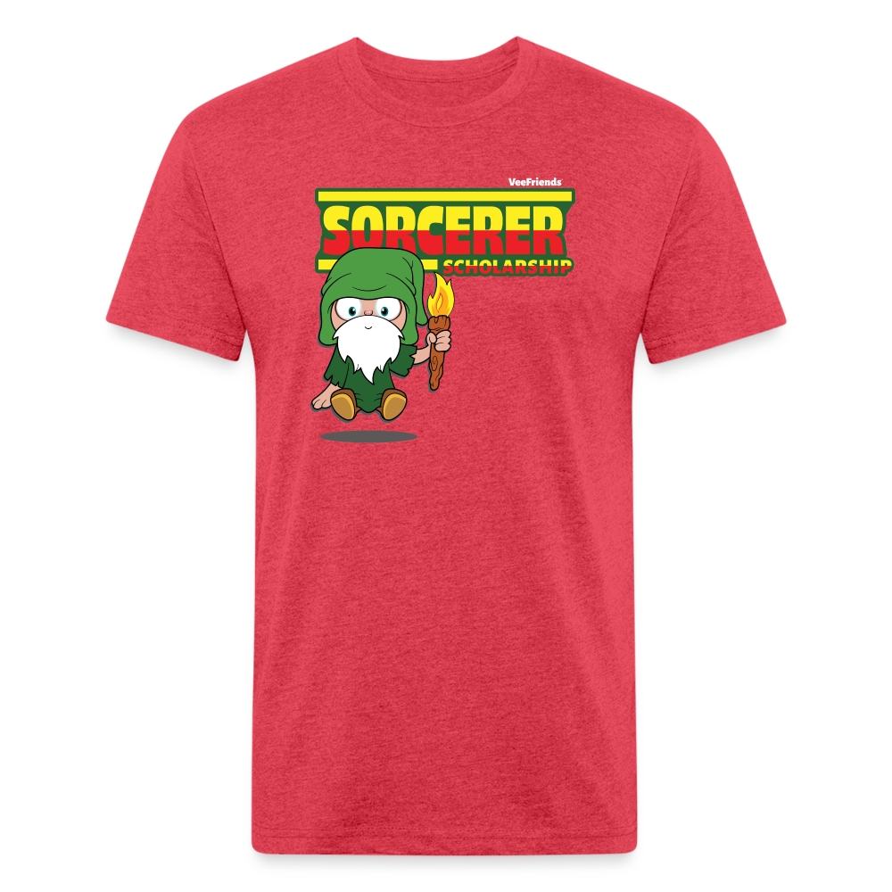 Sorcerer Scholarship Character Comfort Adult Tee (Holder Claim) - heather red