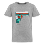 "You’re Gonna Die" Fly Character Comfort Kids Tee - heather gray