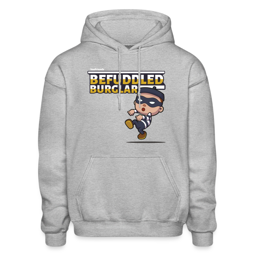 Befuddled Burglar Character Comfort Adult Hoodie - heather gray