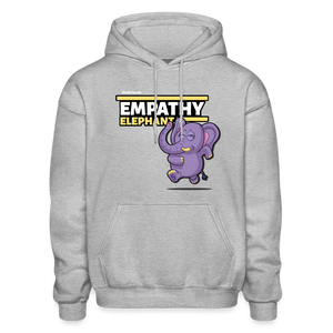Empathy Elephant Character Comfort Adult Hoodie - heather gray