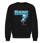 "Rare" Robot Character Comfort Adult Crewneck Sweatshirt - black
