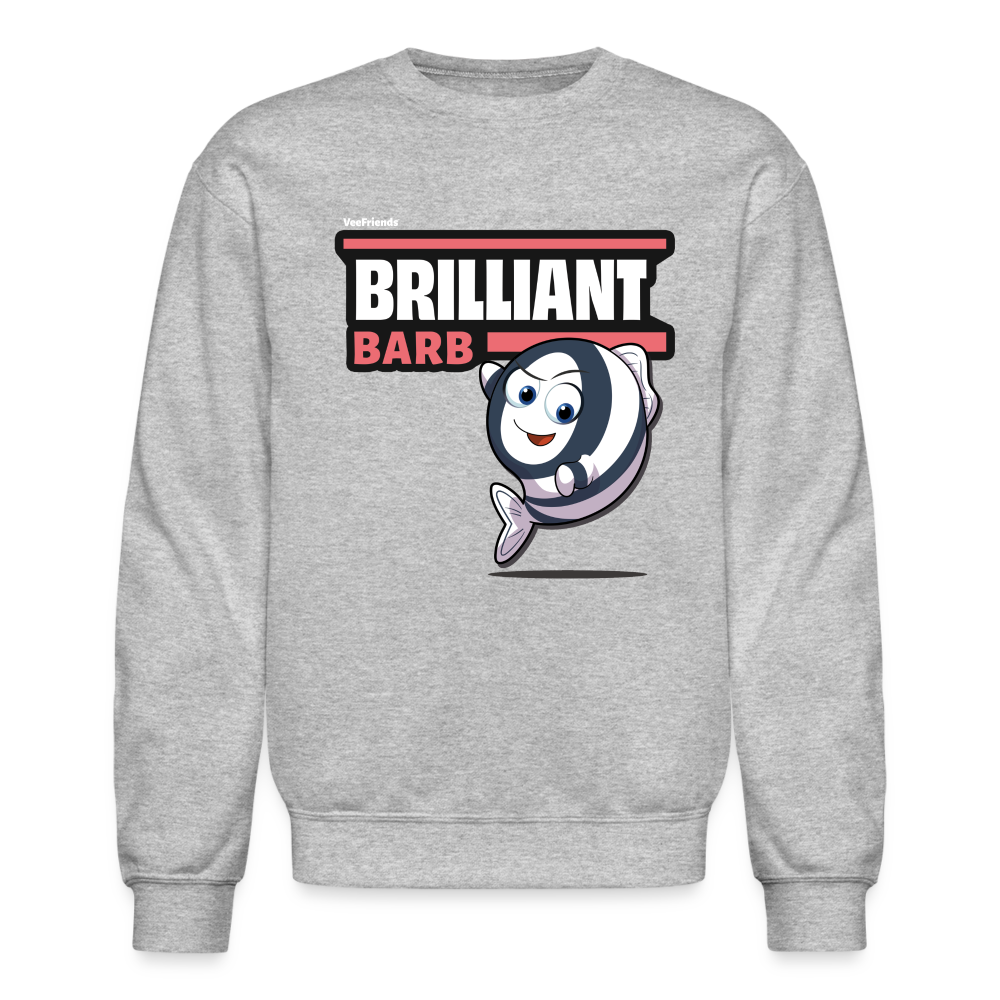 Brilliant Barb Character Comfort Adult Crewneck Sweatshirt - heather gray