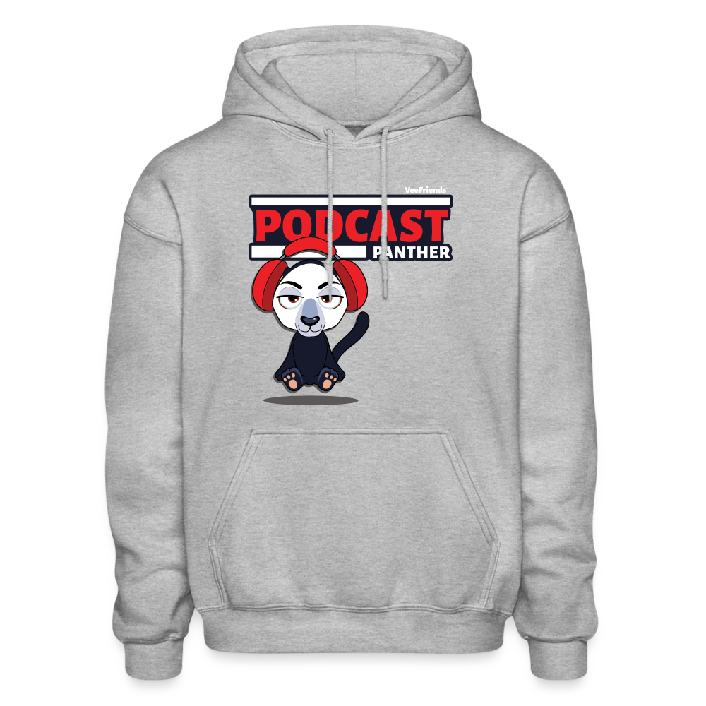 Podcast Panther Character Comfort Adult Hoodie - heather gray
