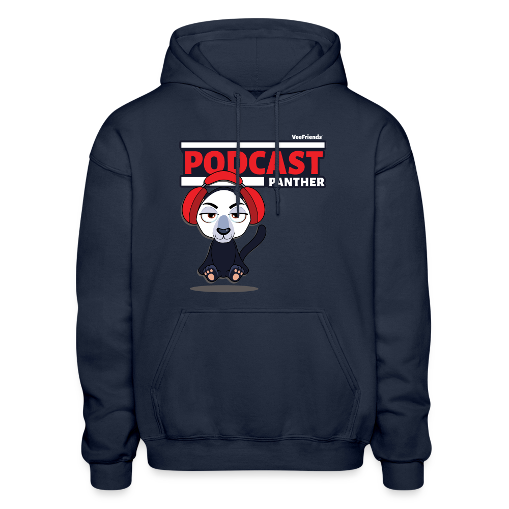 Podcast Panther Character Comfort Adult Hoodie - navy