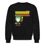 Sorcerer Scholarship Character Comfort Adult Crewneck Sweatshirt - black