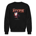 Hype Horse Character Comfort Adult Crewneck Sweatshirt - black