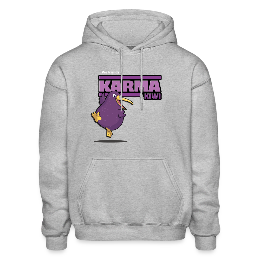 Karma Kiwi Character Comfort Adult Hoodie - heather gray