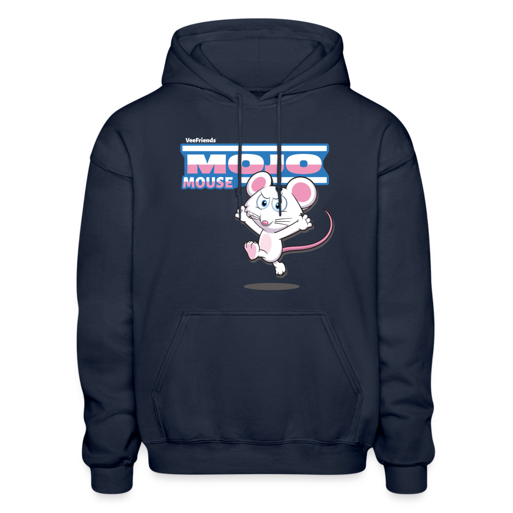 Mojo Mouse Character Comfort Adult Hoodie - navy