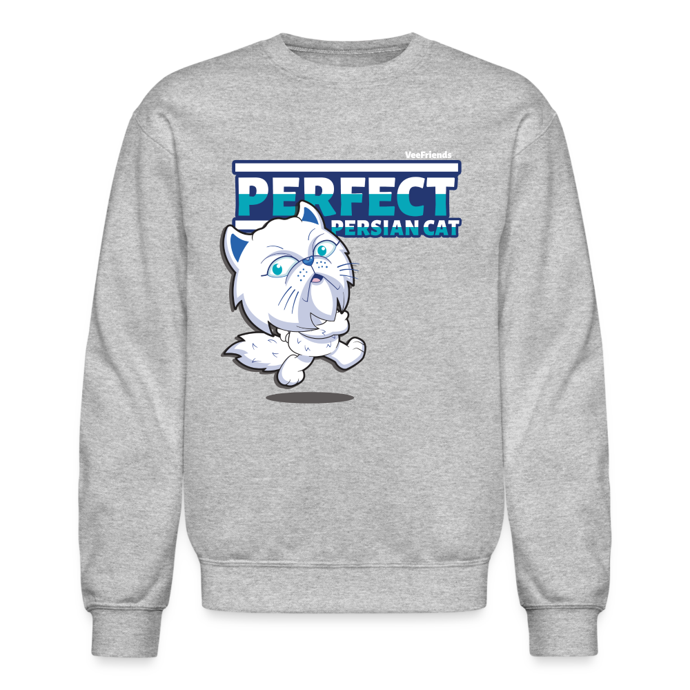 Perfect Persian Cat Character Comfort Adult Crewneck Sweatshirt - heather gray