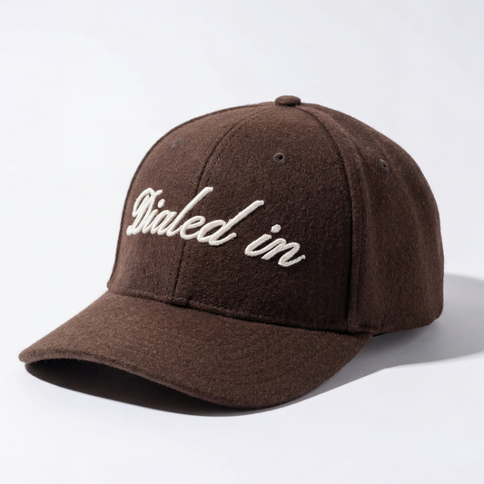 "Dialed In" Dog Cap in Espresso