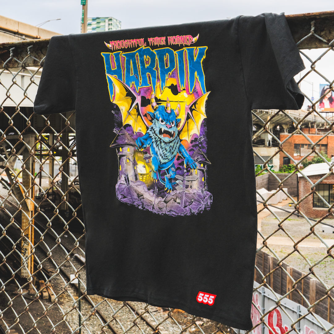 555 Tee: Thoughtful Three Horned Harpik (Holder Claim)