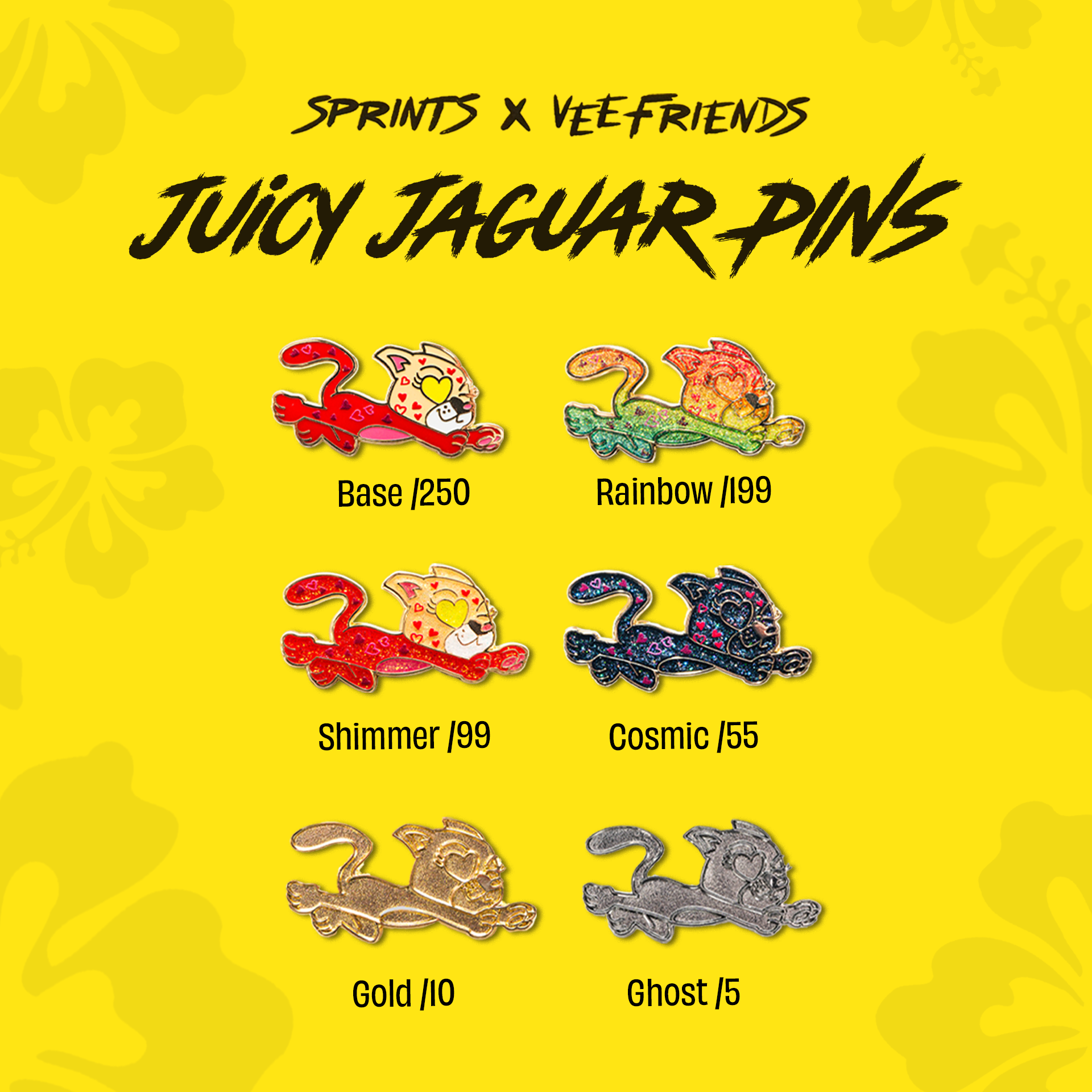 VeeFriends x Sprints “Fast Friends” VP Hat + Juicy Jaguar Pin (Holder Claim)